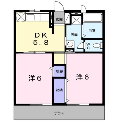 ページ元城 101【管理NO：1-009535101-01010】 ★家具家電は申し込み後に搬入します★ ★2026年10月中旬入居可能★の外観画像