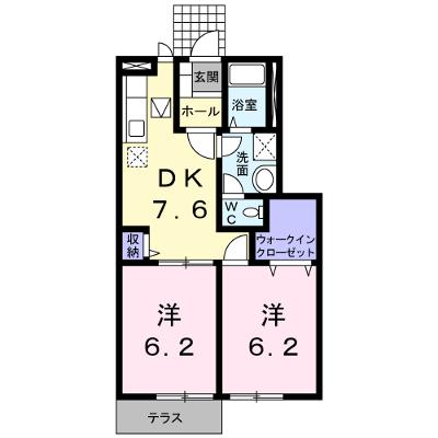 スカイヒルズＢ 102【管理NO：1-009414502-01020】 ★家具家電は申し込み後に搬入しますの外観画像
