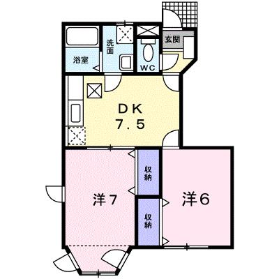 メゾン　アヴニール 103【管理NO：1-009332601-01030】 ★家具家電は申し込み後に搬入しますの外観画像