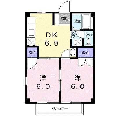 パレスサンノゼ 203【管理NO：1-004811601-02030】 ★家具家電は申し込み後に搬入します★の外観画像