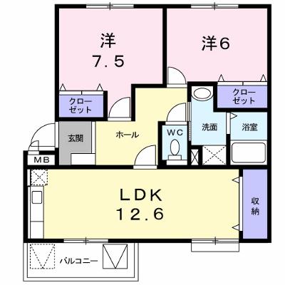 メゾンド本城Ａ 301【管理NO：1-004376501-03010】 ★家具家電は申し込み後に搬入します★の外観画像