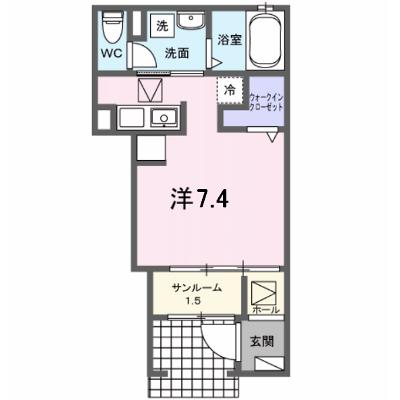 Ｃｏｗｂｅｌｌ　Ｃｏｕｒｔ 104【管理NO：1-027892301-01040】 ★家具家電は申し込み後に搬入しますの外観画像