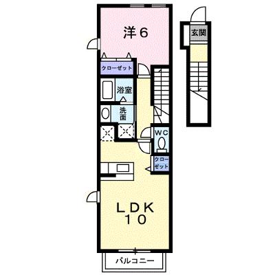 グラン・ファミーユ　Ⅱ 203【管理NO：1-014809102-02030】 ★家具家電は申し込み後に搬入しますの外観画像