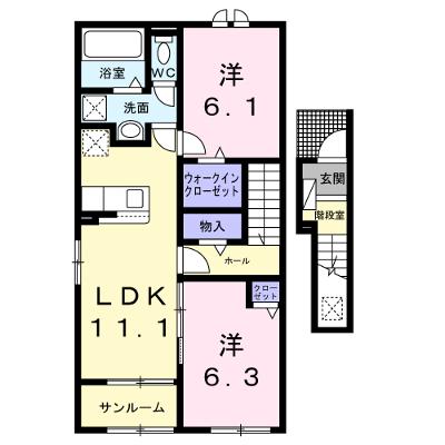 パークサイド 203【管理NO：1-028377801-02030】 ★家具家電は申し込み後に搬入しますの外観画像