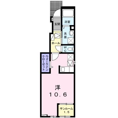 グランドール飯塚Ⅲ 101【管理NO：1-027155603-01010】 ★家具家電は申し込み後に搬入します★の外観画像