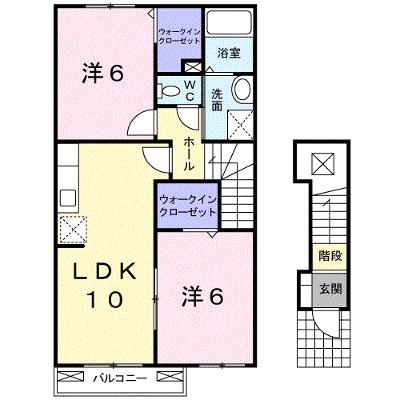 グリーンヒルガーデンＢ 203【管理NO：1-014662002-02030】 ★家具家電は申し込み後に搬入します★の外観画像