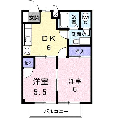 ブルーハイツⅠ 204【管理NO：1-007522501-02040】 ★家具家電は申し込み後に搬入しますの外観画像