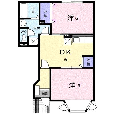 ハーモニータウンＤ 102【管理NO：1-005403504-01020】 ★家具家電は申し込み後に搬入しますの外観画像