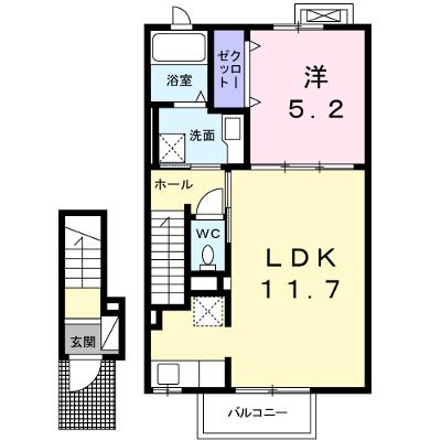 サンリット　Ⅲ 202【管理NO：1-024125001-02020】 ★家具家電は申し込み後に搬入します 2026年07月中旬入居可能の外観画像