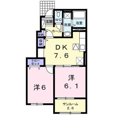 Ｒｅｓｔ　ＨｏｕｓｅⅢ　Ｂ 102【管理NO：1-023502802-01020】 ★家具家電は申し込み後に搬入しますの外観画像