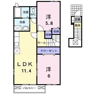 サンリセスＢ 203【管理NO：1-014734702-02030】 ★家具家電は申し込み後に搬入しますの外観画像