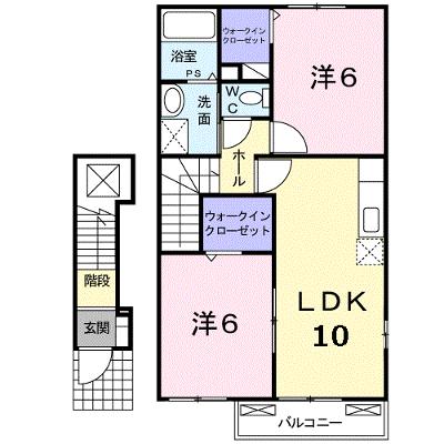 サンリセスＡ 202【管理NO：1-014734701-02020】 ★家具家電は申し込み後に搬入しますの外観画像