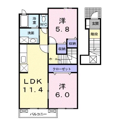 パレスヴィラＣ 202【管理NO：1-014643703-02020】 ★家具家電は申し込み後に搬入します 2026年07月中旬入居可能の外観画像