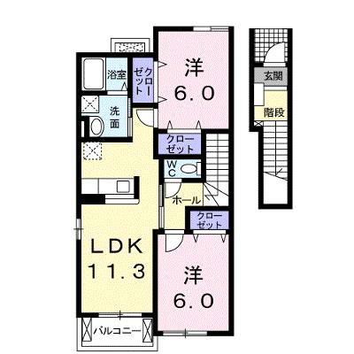 サンクレメントＣ 203【管理NO：1-013521203-02030】の外観画像