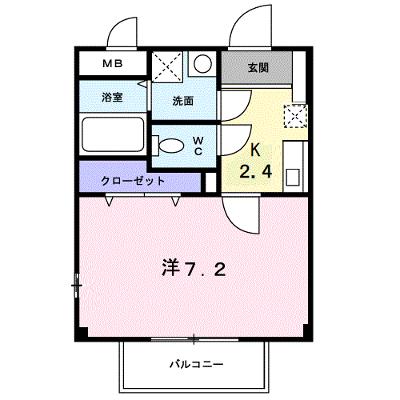 薫風館 104【管理NO：1-013239201-01040】 ★家具家電は申し込み後に搬入します★の外観画像