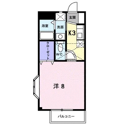 ラ・プラ－ス本庄 203【管理NO：1-009586901-02030】 ★家具家電は申し込み後に搬入しますの外観画像