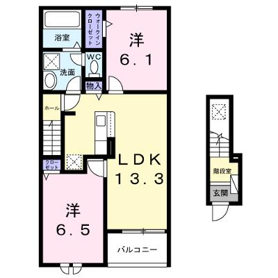 グラン・フォーレ 203【管理NO：1-028069701-02030】 ★家具家電は申し込み後に搬入します★ ★2026年08月下旬入居可能★の外観画像