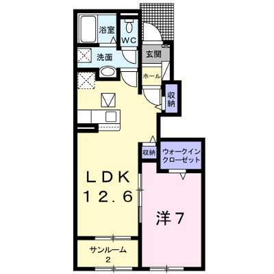 ツインスフィア　Ⅰ 103【管理NO：1-025680601-01030】 ★家具家電は申し込み後に搬入しますの外観画像