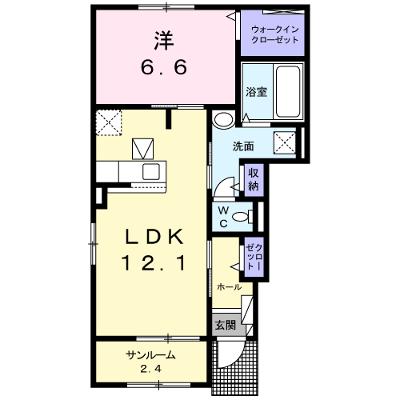 グラン・ア－ブル　Ⅱ 101【管理NO：1-025502502-01010】 ★家具家電は申し込み後に搬入します★ ★2026年09月中旬入居可能★の外観画像