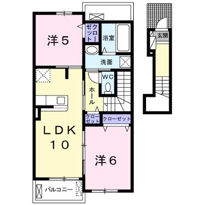 ヴィラ　クレマチス 204【管理NO：1-024790801-02040】 ★家具家電は申し込み後に搬入しますの外観画像