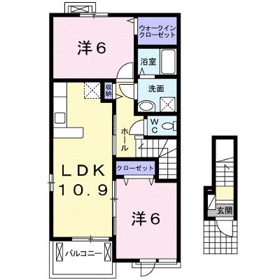 ラフレ－ズＭ　Ⅰ 201【管理NO：1-024417301-02010】 ★家具家電は申し込み後に搬入します 2026年07月下旬入居可能の外観画像