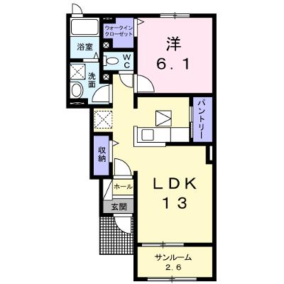セレーノ　Ⅱ 102【管理NO：1-023072902-01020】 ★家具家電は申し込み後に搬入します 2026年10月中旬入居可能の外観画像