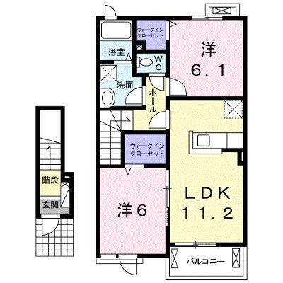 フレアルーチェ　吉野ヶ里Ⅰ 202【管理NO：1-021489601-02020】 ★家具家電は申し込み後に搬入します★ ★2026年08月下旬入居可能★の外観画像