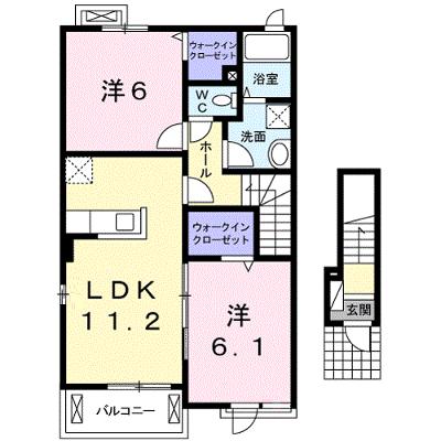 コートカルムＢ 201【管理NO：1-021379202-02010】 ★家具家電は申し込み後に搬入します★の外観画像
