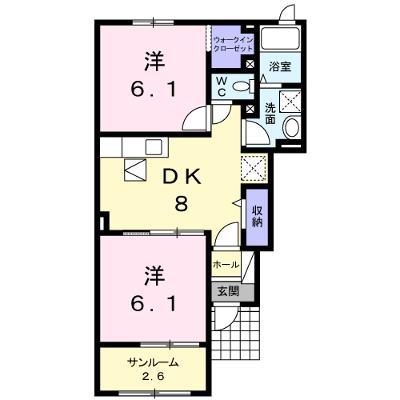サンライズ・ヴィラ 102【管理NO：1-020094401-01020】 ★家具家電は申し込み後に搬入しますの外観画像