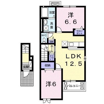 ピュアライヴⅦ　Ｄ 203【管理NO：1-019603504-02030】 ★家具家電は申し込み後に搬入します★の外観画像