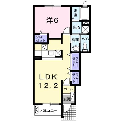ヴィラ・ボーテⅡ 103【管理NO：1-018154602-01030】 ★家具家電は申し込み後に搬入しますの外観画像