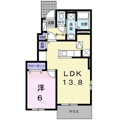 アーバンヴィラＡ 101【管理NO：1-017836401-01010】 ★家具家電は申し込み後に搬入します★の外観画像