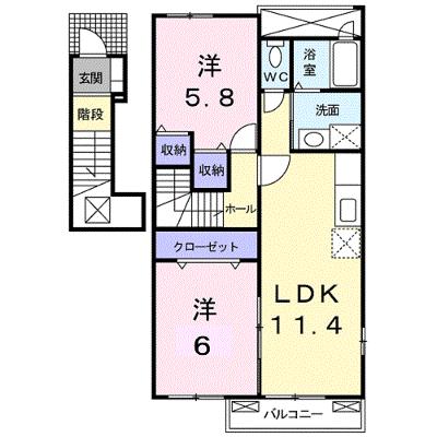 ウッズ　パディ－　ハイツ 201【管理NO：1-015281101-02010】 ★家具家電は申し込み後に搬入します★の外観画像