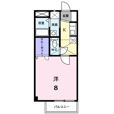 メロウ開成 102【管理NO：1-014195101-01020】 ★家具家電は申し込み後に搬入します 2026年07月中旬入居可能の外観画像