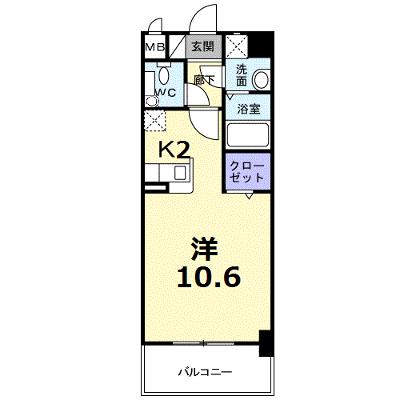 グロリオーサ 205【管理NO：1-014073201-02050】 ★家具家電は申し込み後に搬入します 2026年08月中旬入居可能の外観画像