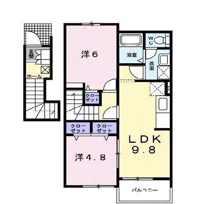 ブルーベリー・ガーデンＡ 202【管理NO：1-013391401-02020】 ★家具家電は申し込み後に搬入します 2026年07月中旬入居可能の外観画像