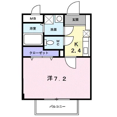 薫風館 202【管理NO：1-013239201-02020】 ★家具家電は申し込み後に搬入しますの外観画像