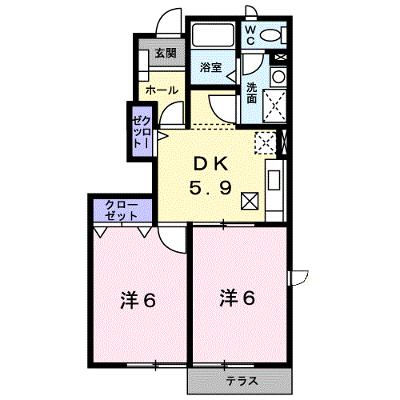 シャンヴェルドゥーラ 101【管理NO：1-011045001-01010】 ★家具家電は申し込み後に搬入します★の外観画像