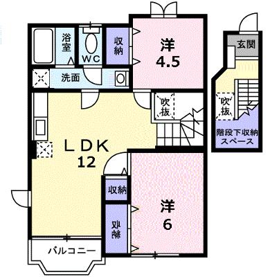 コーポラス吉野ヶ里 203【管理NO：1-010340301-02030】 ★家具家電は申し込み後に搬入します 2026年07月中旬入居可能の外観画像