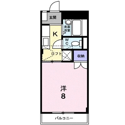 セトルウエストヒルズ 206【管理NO：1-007750001-02060】 ★家具家電は申し込み後に搬入しますの外観画像