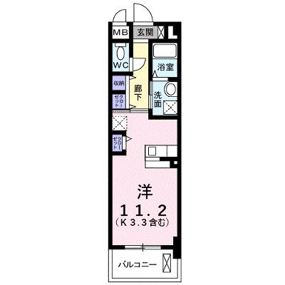 ルイシャトレ鏡 305【管理NO：1-018759501-03050】 ★家具家電は申し込み後に搬入します★の外観画像