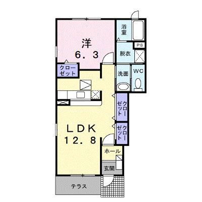クレメントＦ 101【管理NO：1-014090904-01010】 ★家具家電は申し込み後に搬入します★の外観画像