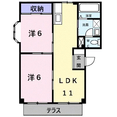 サンコーポＢ 101【管理NO：1-007047601-01010】 ★家具家電は申し込み後に搬入しますの外観画像