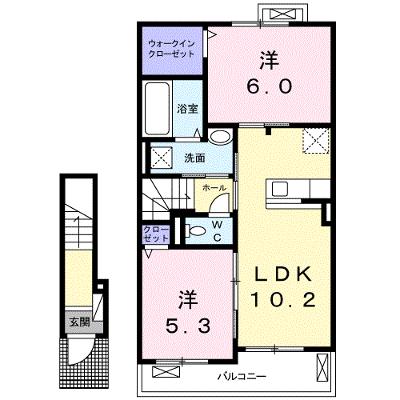メビウス伊万里Ｂ 203【管理NO：1-024316302-02030】 ★家具家電は申し込み後に搬入しますの外観画像