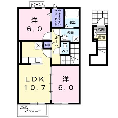 カーサデュエ 202【管理NO：1-020269602-02020】 ★家具家電は申し込み後に搬入します 2026年07月中旬入居可能の外観画像