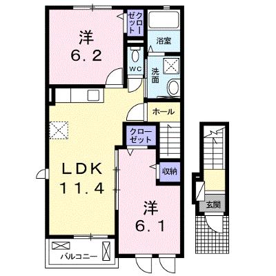 ベルセフォネⅢ 201【管理NO：1-018966601-02010】 ★家具家電は申し込み後に搬入します 2026年09月中旬入居可能の外観画像