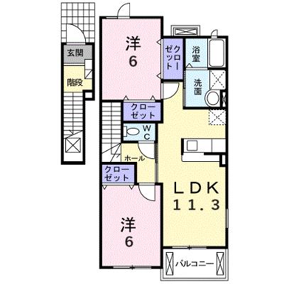 パインブライトⅡＢ 201【管理NO：1-015825502-02010】 ★家具家電は申し込み後に搬入します★の外観画像