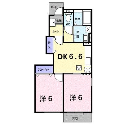 キャトルセゾンＡ 101【管理NO：1-012989701-01010】 ★家具家電は申し込み後に搬入しますの外観画像