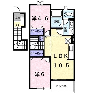 ベル・フィオーレＡ 202【管理NO：1-012259701-02020】 ★家具家電は申し込み後に搬入しますの外観画像