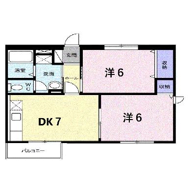 ヴィラ・エスペランス 201【管理NO：1-010377601-02010】 ★家具家電は申し込み後に搬入します★の外観画像